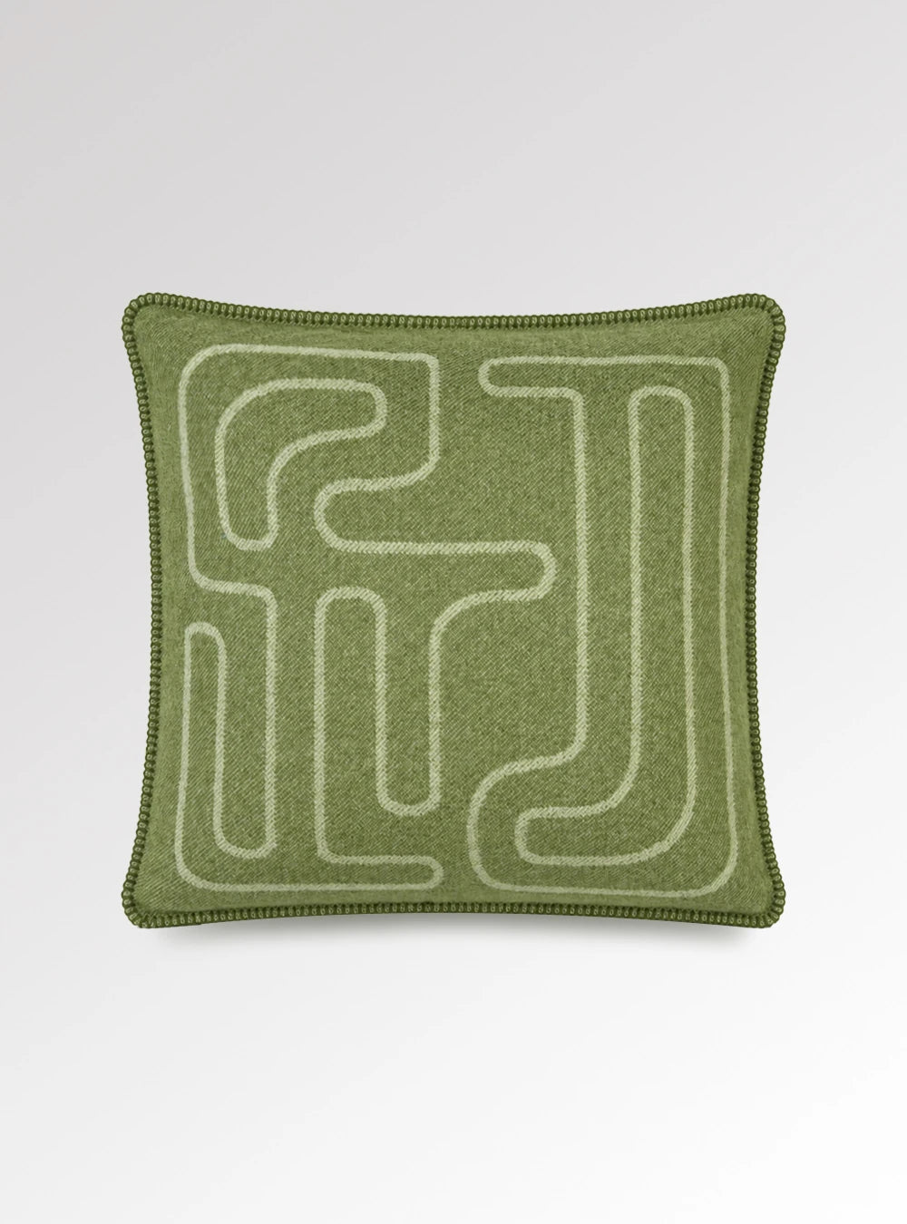 Signature Motif Merino Wool Cushion