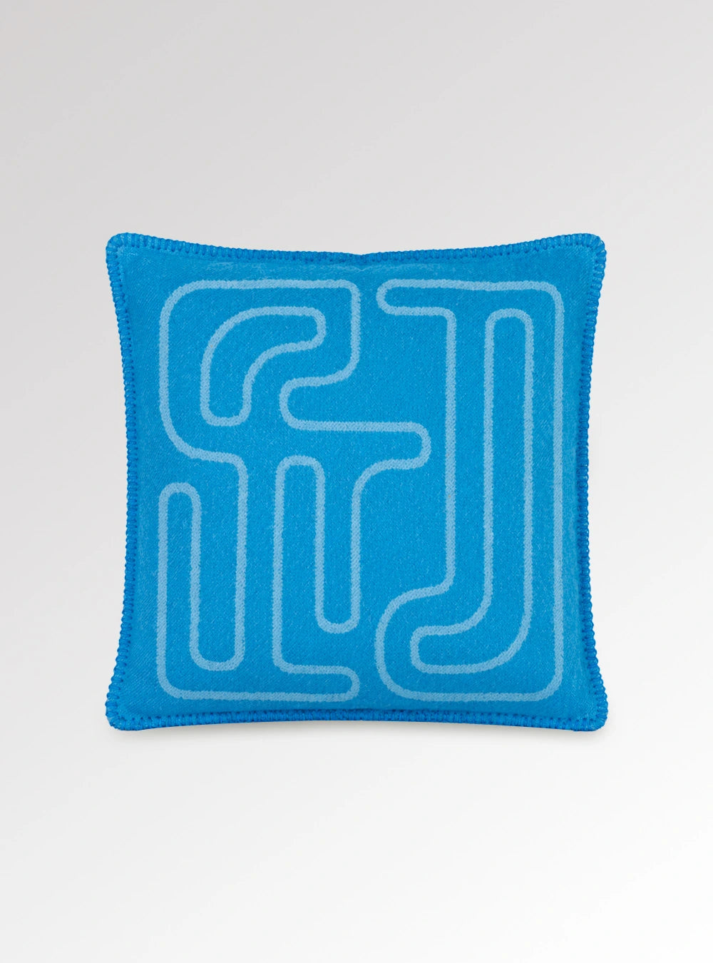 Signature Motif Merino Wool Cushion