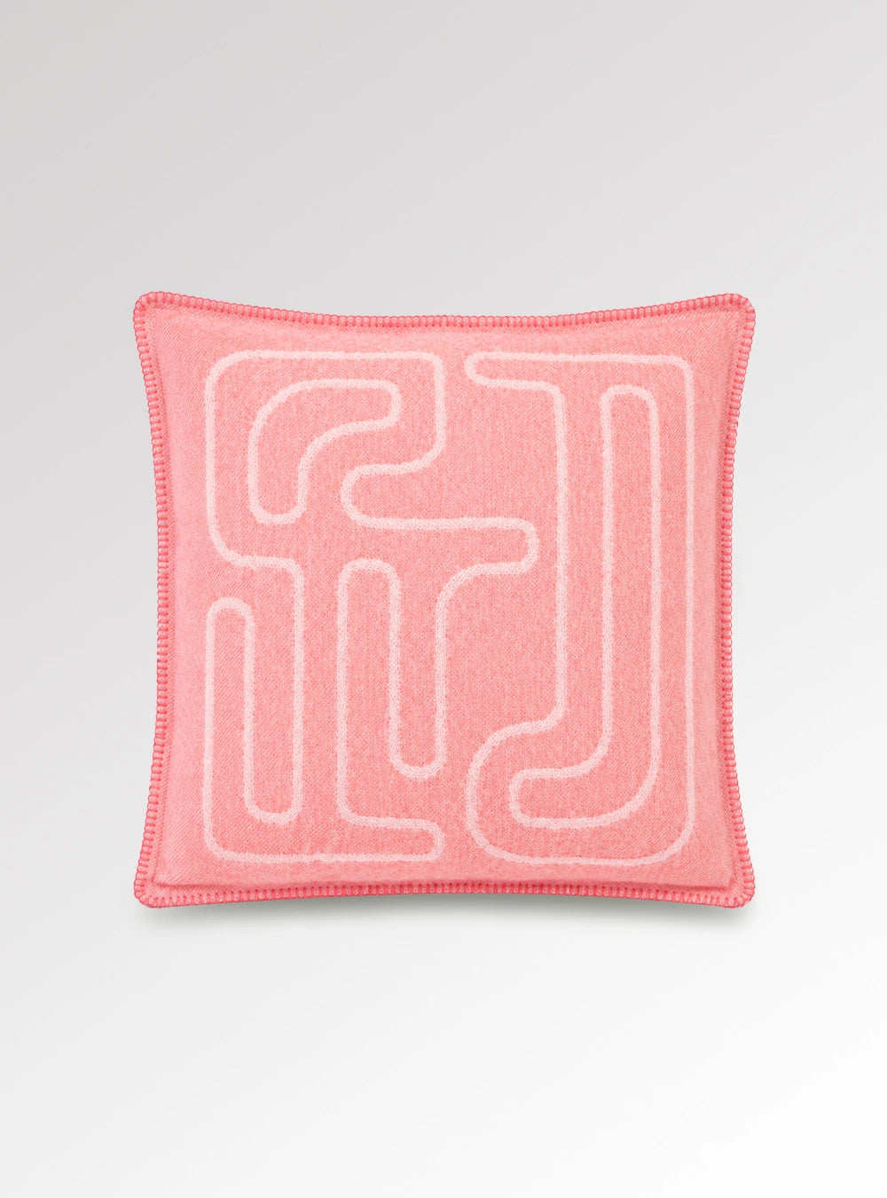 Signature Motif Merino Wool Cushion