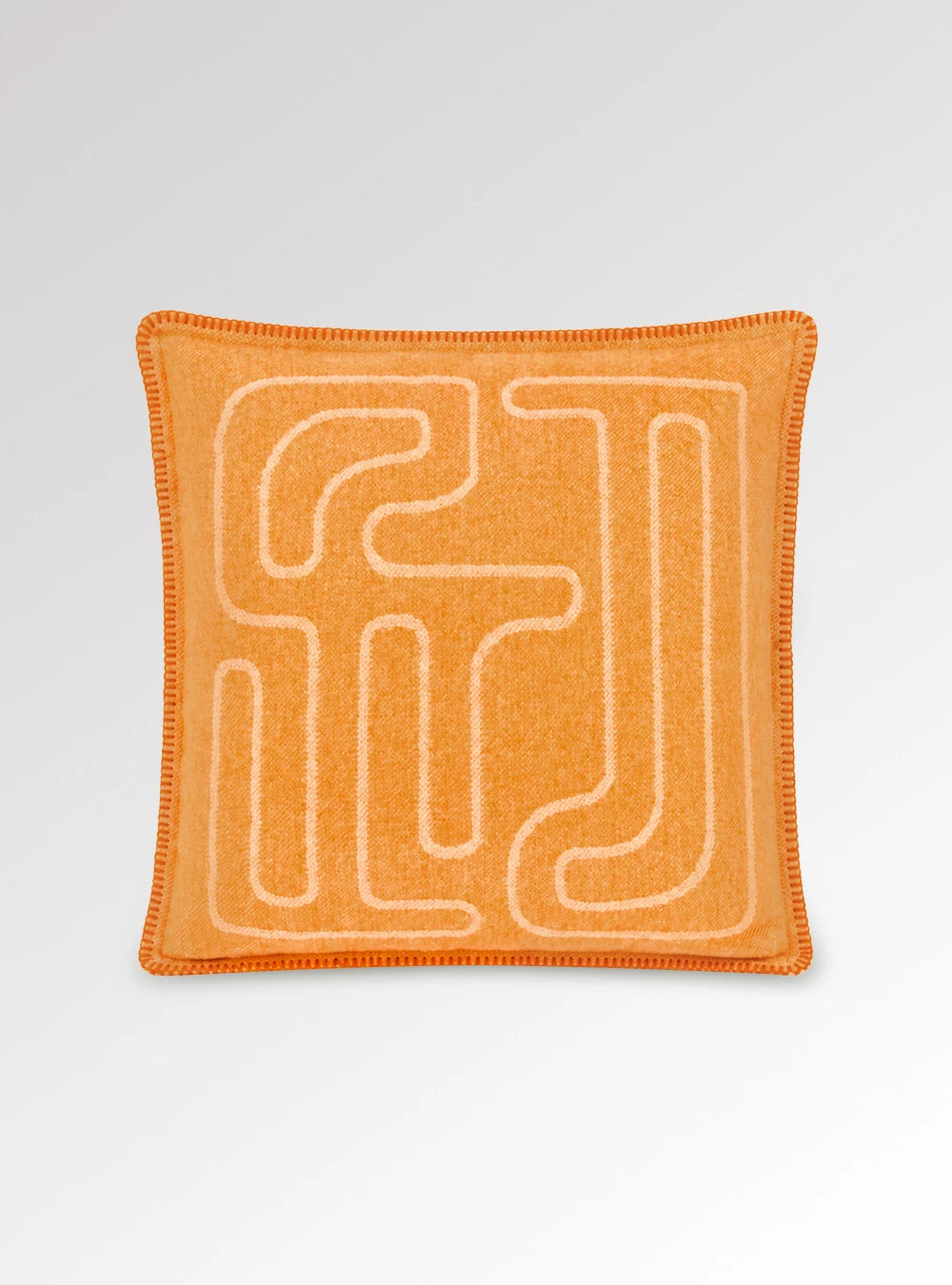 Signature Motif Merino Wool Cushion
